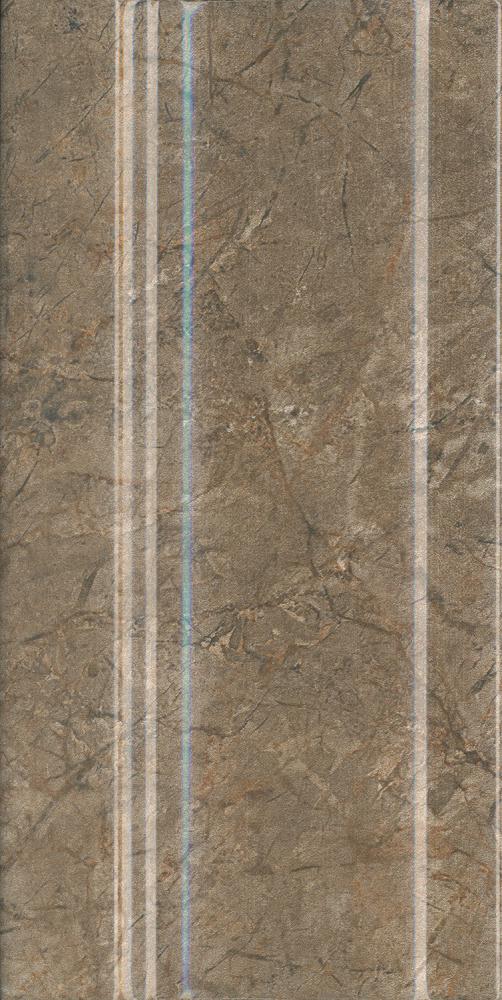 Плинтус Каприччо коричневый глянцевый 10x20