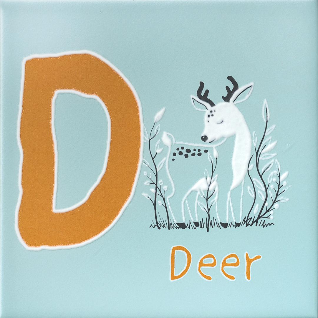 Декор Зоопарк "D" матовый ZZ 20х20