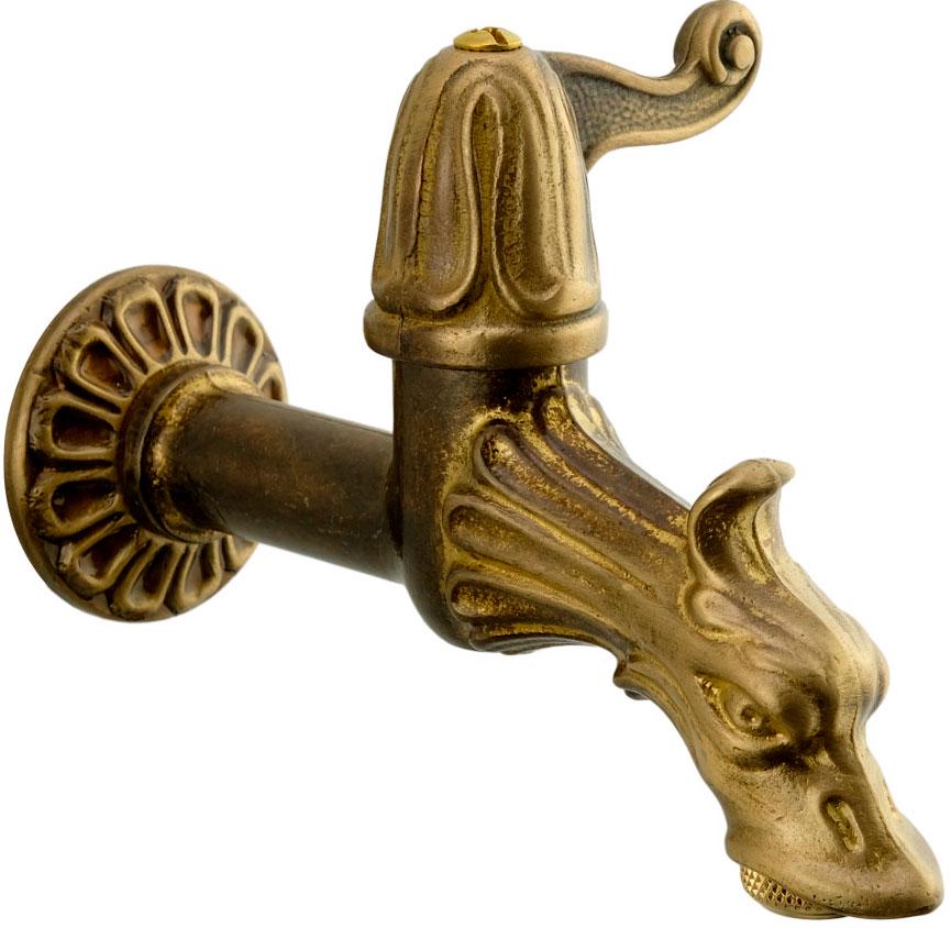 Кран садовый, настенный, на одну воду, (цв.бронза), Artistica ZZ