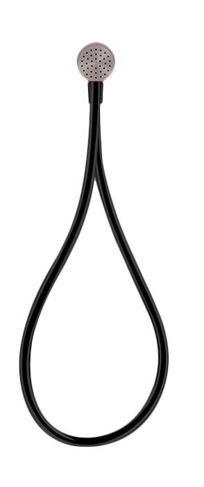 Душевой комплект: лейка, шланг 150см, кронштейн совмещ.с подводом воды, (цв.Warm Bronze Brushed PVD), Hi-Fi ZZ