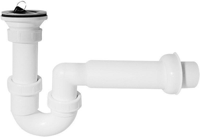 Выпуск под слив 50-60мм для постирочных раковин, цвет хром ZZ