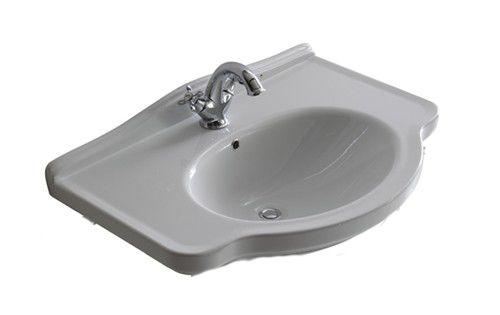 Раковина 75х52хh24см, с 3 отв.д/смесителя, (крепёж в копл.), Ethos ZZ