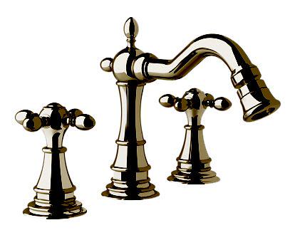 Смеситель для биде на 3 отв., с д/к, (цв. бронза), Chopin ZZ