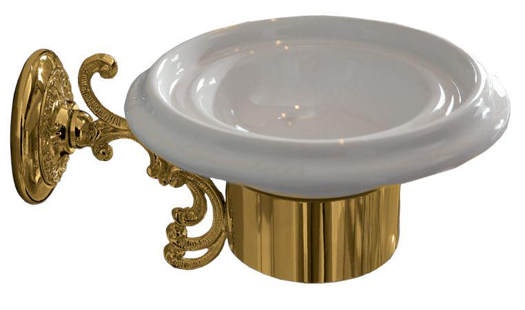 Мыльница настенная, (цв.золото, керамика), Hermitage ZZ
