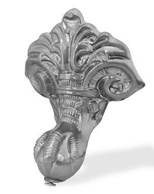 Ножки для ванны, (комплект 4шт. с креплениями, д/ванн Dual, Slipper, Margot, Elizabeth),  металл цв.хром, Imperial Eagle Gaia ZZ