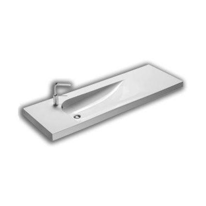 Раковина 150х50см,  чаша слева, 1 отверстие д/смес. " ПО ЦЕНТРУ", (без 2-х комплектов креплений YR47), Grandangolo ZZ