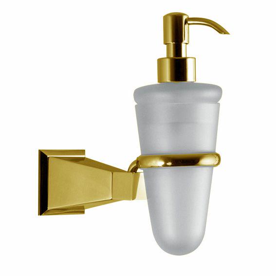 Дозатор настенный, (керамика бел./гальван.золото), Nicolazzi ZZ
