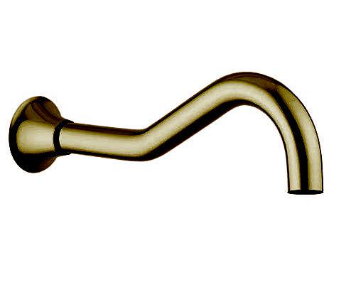 Кронштейн стеновой 33см, для верхнего стационарного душа, "Классика", (цв. бронза), Gaia ZZ