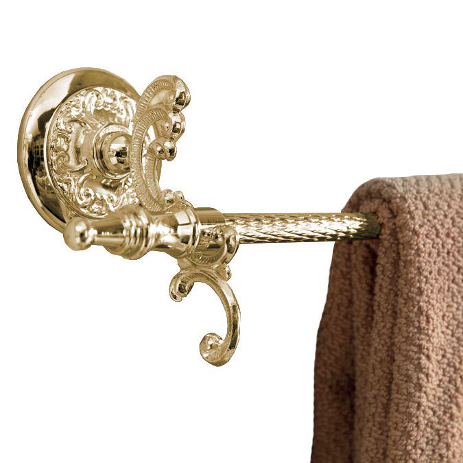 Полотенцедержатель 45см, (цв.золото), Hermitage ZZ