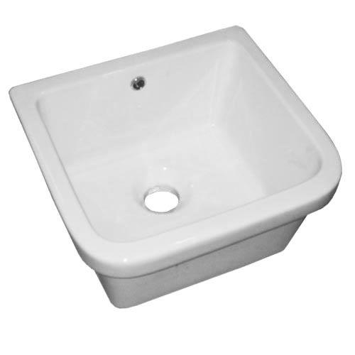 Раковина хозяйственная 42х38xh24см, без отв. для смесителя, с переливом, для установки в столешницу (полку), без сифона арт.YXZ801, Specials ZZ