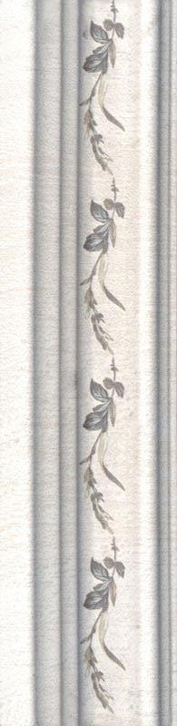 Багет Кантри Шик белый декорированный|5x20