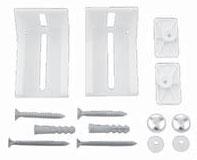 Крепления для унитаза / биде, боковые, (цв. хром), GSI ZZ