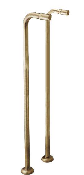 Трубы ( 2 ШТ.!!! ) для подвода воды к смесителю д/ванны из пола h820мм , декор.чашка в компл. (цв. бронза) Nicolazzi ZZ