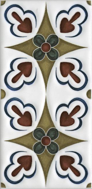 Декор Клемансо орнамент ZZ|7.4x15