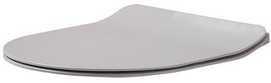 Сиденье для унитаза, с микролифтом, быстросъемное, Slim, (пластик цв.белый, петли цв.хром), Flo ZZ