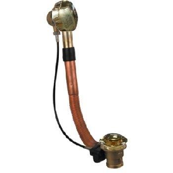 Слив-перелив автоматический для ванны, стандартный 465-540мм, (цв. BZ бронза), Nicolazzi ZZ