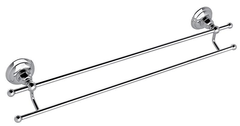 Полотенцедержатель двойной 63см, (цв. хром), Teide ZZ