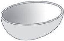 Раковина встраиваемая под столешницу, 57х41см, крепёж в комплекте, Labor Legno ZZ