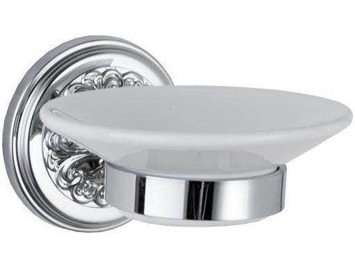 Мыльница настенная, (керамика / хром), Lexinghton ZZ