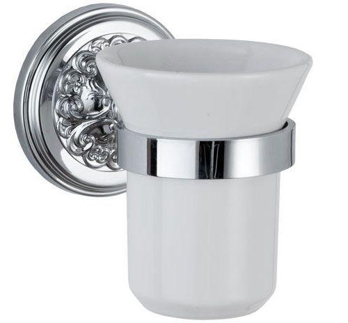 Стакан настенный, (керамика / хром), Lexinghton ZZ