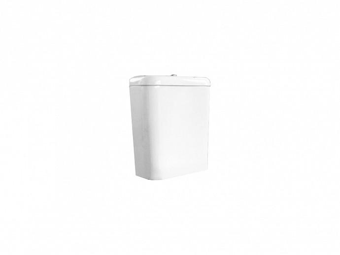 Бачок для напольного унитаза, подвод воды снизу бачка, слева, (механизм смыва 3/6л., кнопка цв.хром в компл.), Bianca ZZ