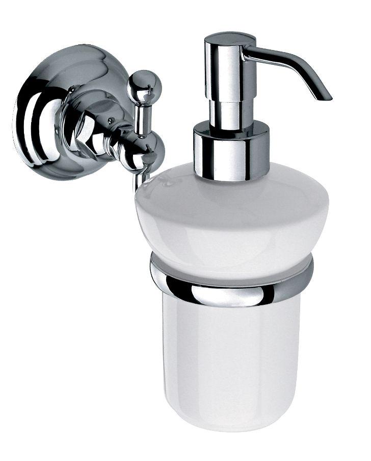Дозатор настенный (цв.матовый хром/керамика), Classica ZZ