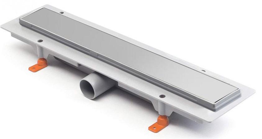 Душевой лоток с рамкой Klasik 450 мм D40, хром глянец ZZ