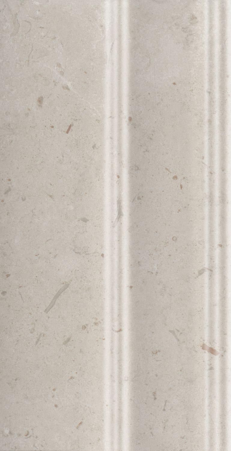 Плинтус Карму бежевый матовый обрезной |30х15