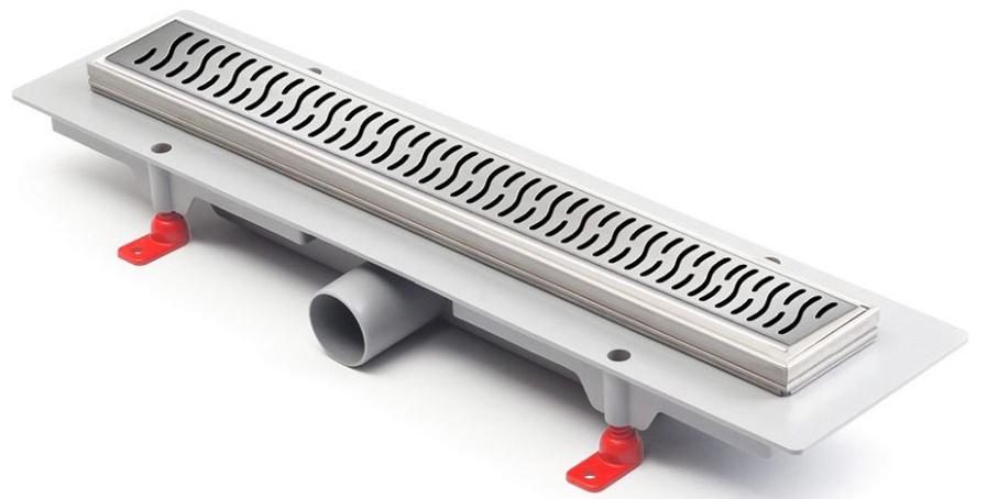 Душевой лоток с рамкой Harmony 450 мм D40, хром глянец ZZ