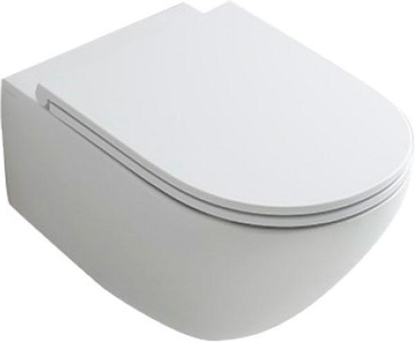 Унитаз подвесной 55х36,5см, безободковый, БЕЗ сиденья, Aquatech ZZ