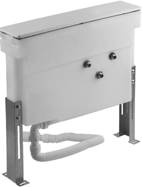 Бокс монтажный с каркасом для смесителя на борт ванны, (цв.хром), Gessi ZZ