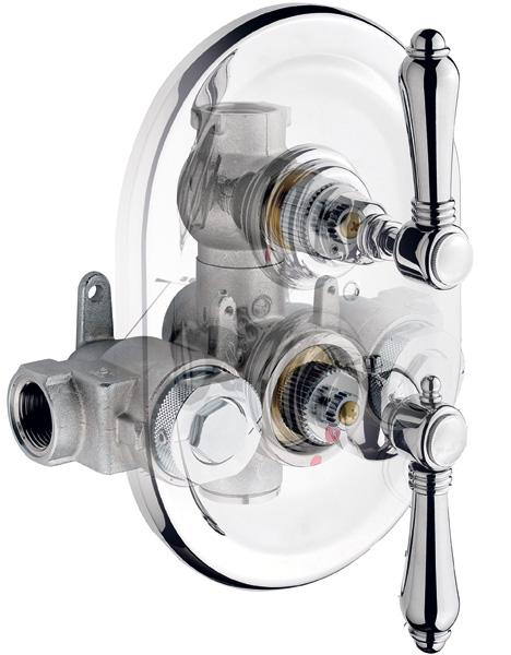 Встраиваемая часть термостата с запорным вентилем, 3/4, Nicolazzi ZZ