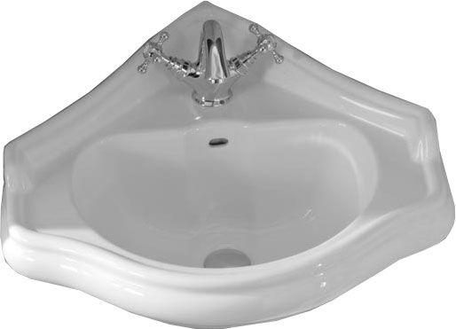 Раковина 41х41(58х57,5)см, угловая, с 1 отв.д/смесит., Retro ZZ