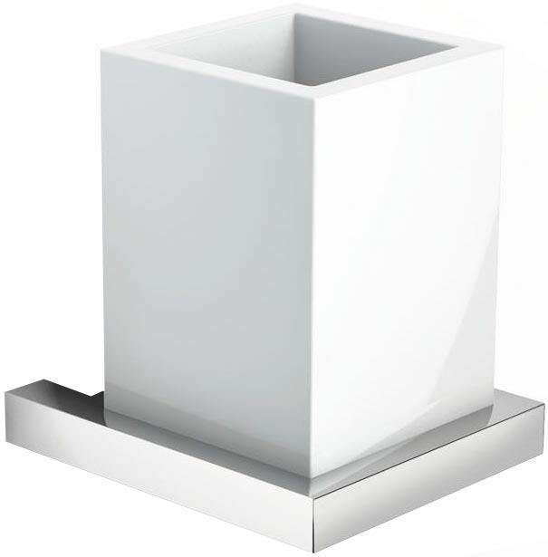 Стакан настенный, (цв.хром, керамика), Xoni ZZ