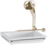 Мыльница настенная, (цв.золото), Waldorf ZZ