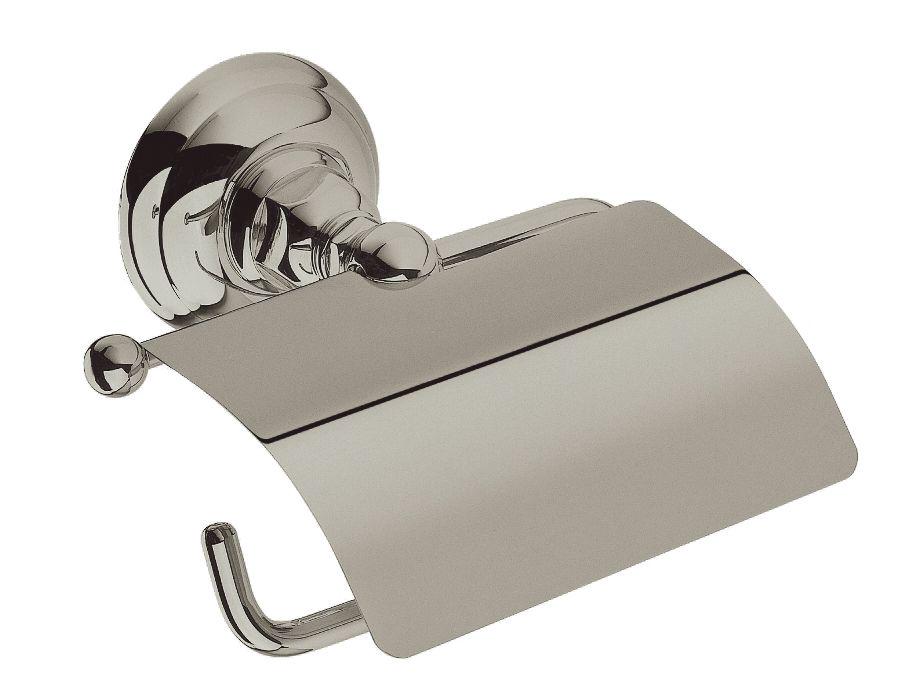 Держатель т/б, с крышкой  (цв. блестящий никель), Classica ZZ