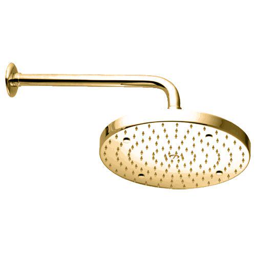 Верхний душ, круглый d30см, с antikalk, со стеновым кронштейном 35,8см, (цв.золото), Nicolazzi ZZ