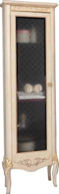 Шкаф напольный, 49,7хh174,5х35,8см, распашн. дверь, петли слева, ручка цв. золото, Hermitage ZZ