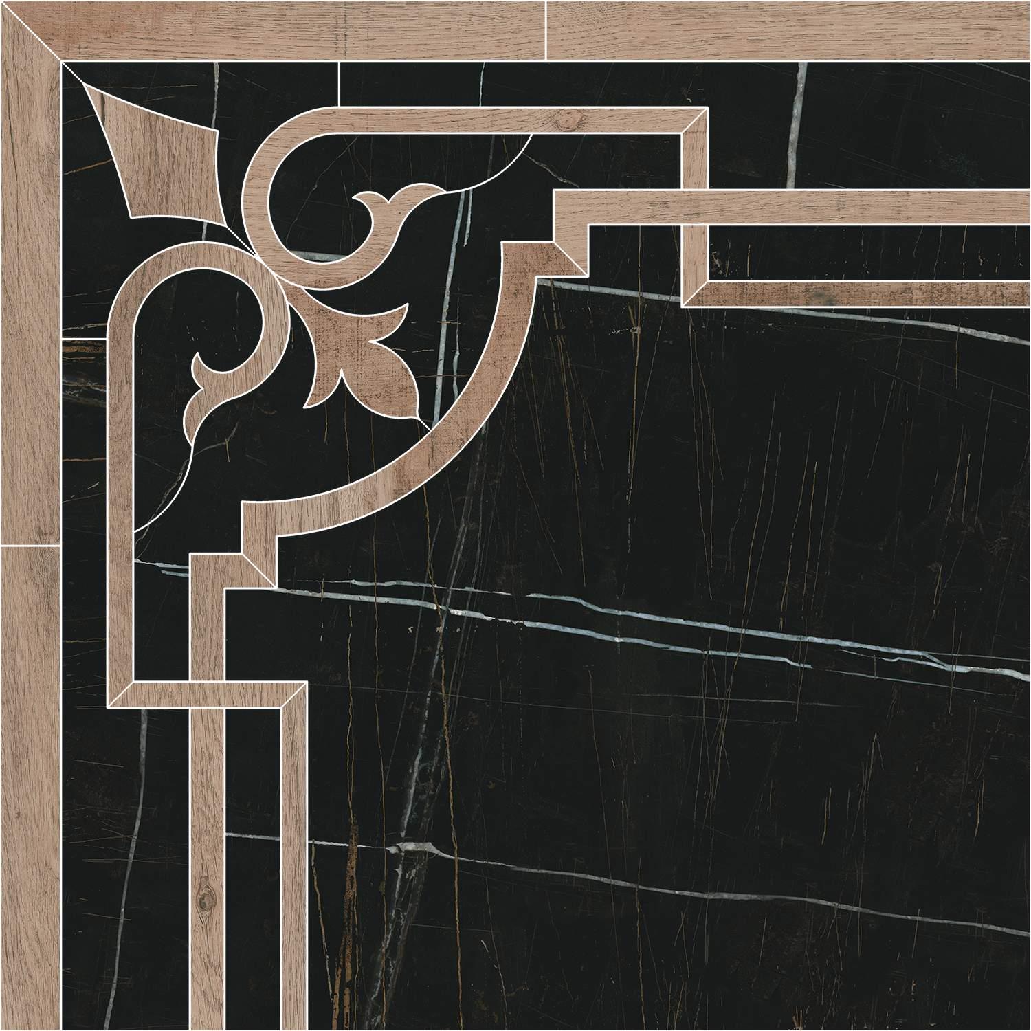 Декор Греппи наборный |60x60