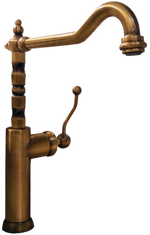 Смеситель для кухни, (цв.бронза), Duomo ZZ