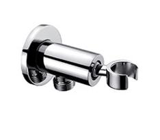 Kронштейн для душа, круглый, регулируемый, с выходом воды 1/2 для подключения душа, (цв.хром), Paini ZZ