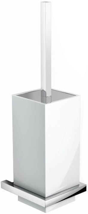 Ёрш для унитаза, настенный, (цв.хром, керамика), Xoni ZZ