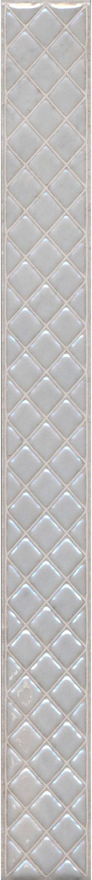 Бордюр Мотиво серый светлый глянцевый 4.2x40