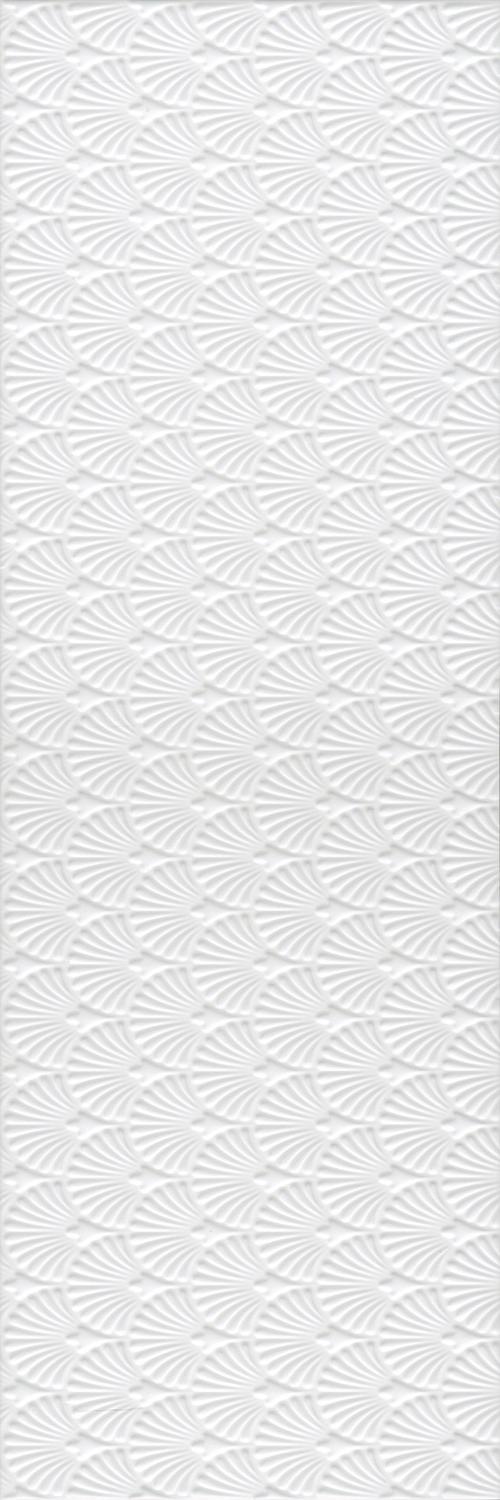 Гарса структура белый матовый обрезнойXX |25х75