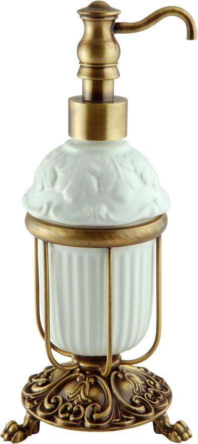 Дозатор настольный, (керамика, держатель цв.бронза), Elisabetta ZZ