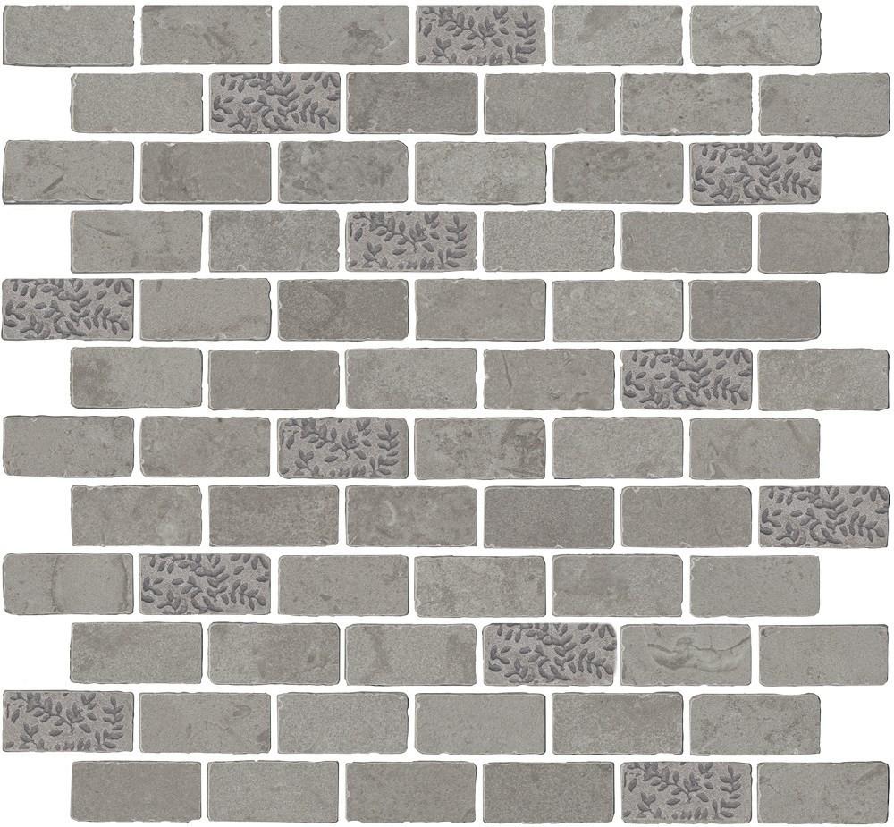 Декор Про Лаймстоун Антика 2 мозаичный серый матовый 30x32