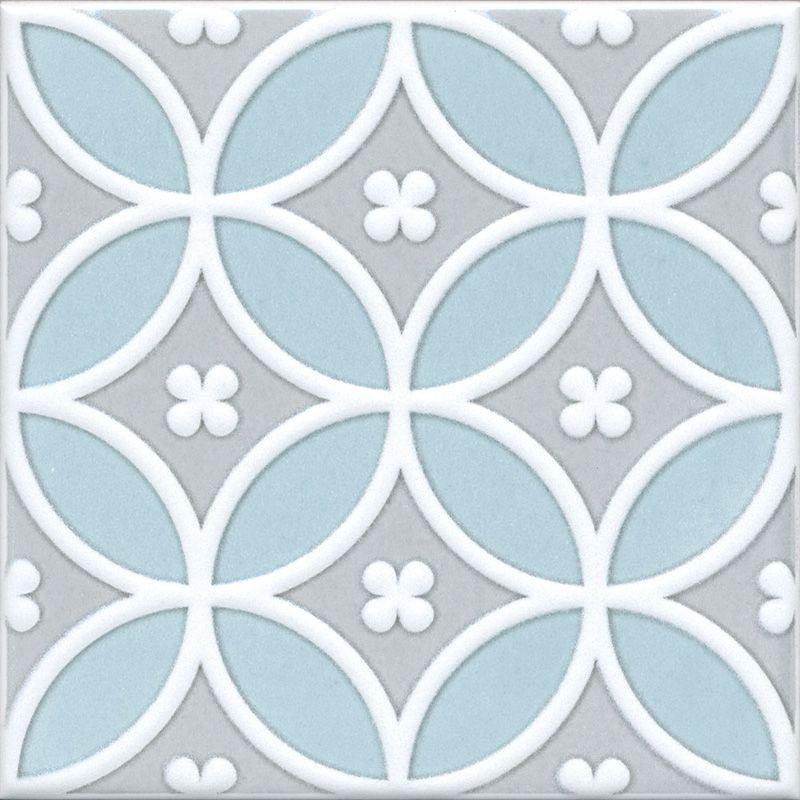 Декор Мурано голубой|15x15