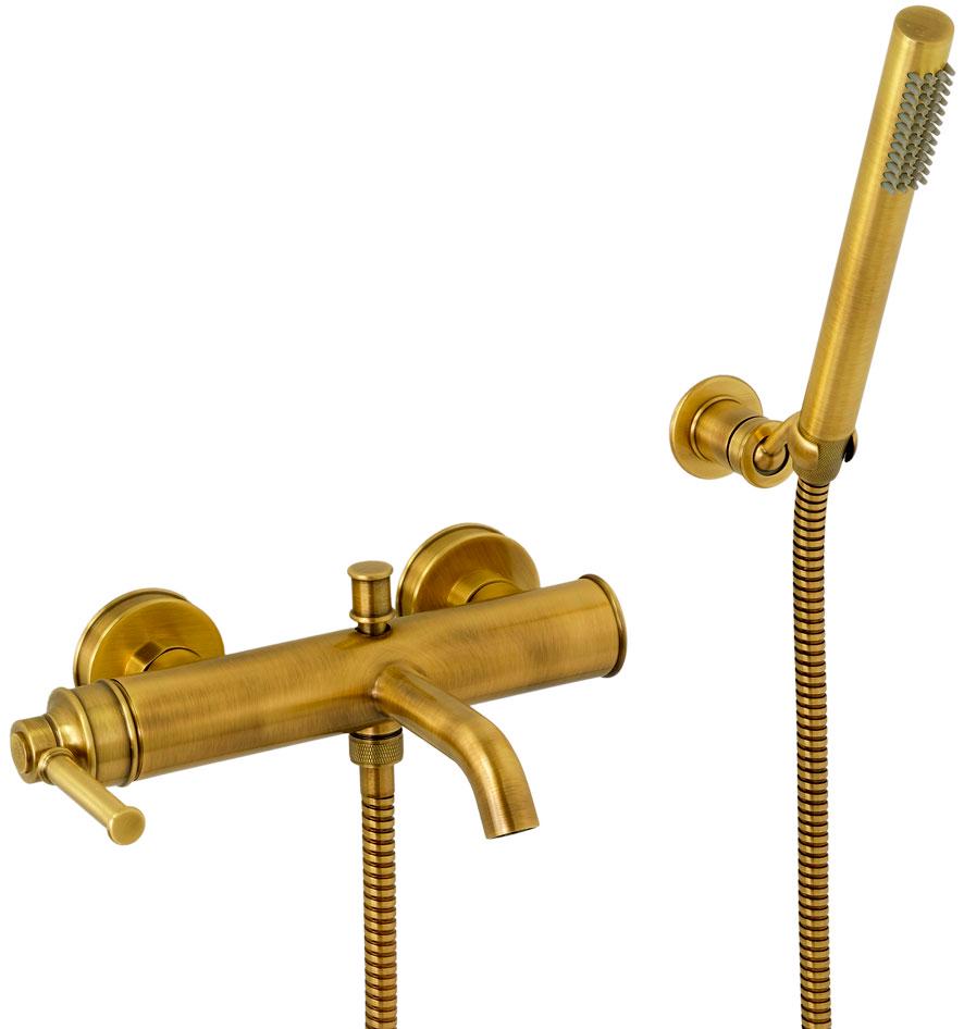 Смеситель для ванны, лейка в компл., (цв.бронза), Ermitage Mini ZZ