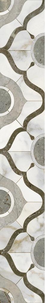 Бордюр Кантата глянцевый 6x40