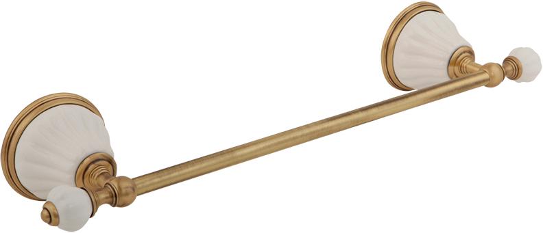 Полотенцедержатель 440мм, (цв.бронза / керамика), Olivia ZZ